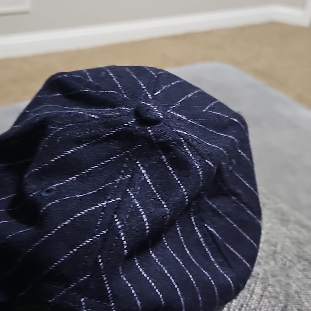 NWT Aerie Hat Wool Blend Baseball Cap Pinstripe Nice - Picture 5 of 9